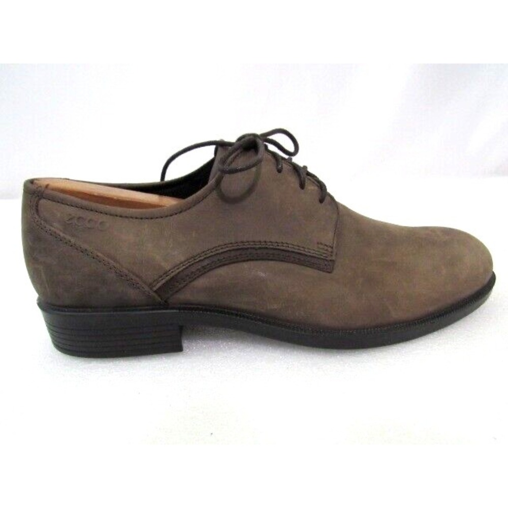 Ecco men's size 43 EU / 9.5 Brown Dress Derby's shoes Brush Leather